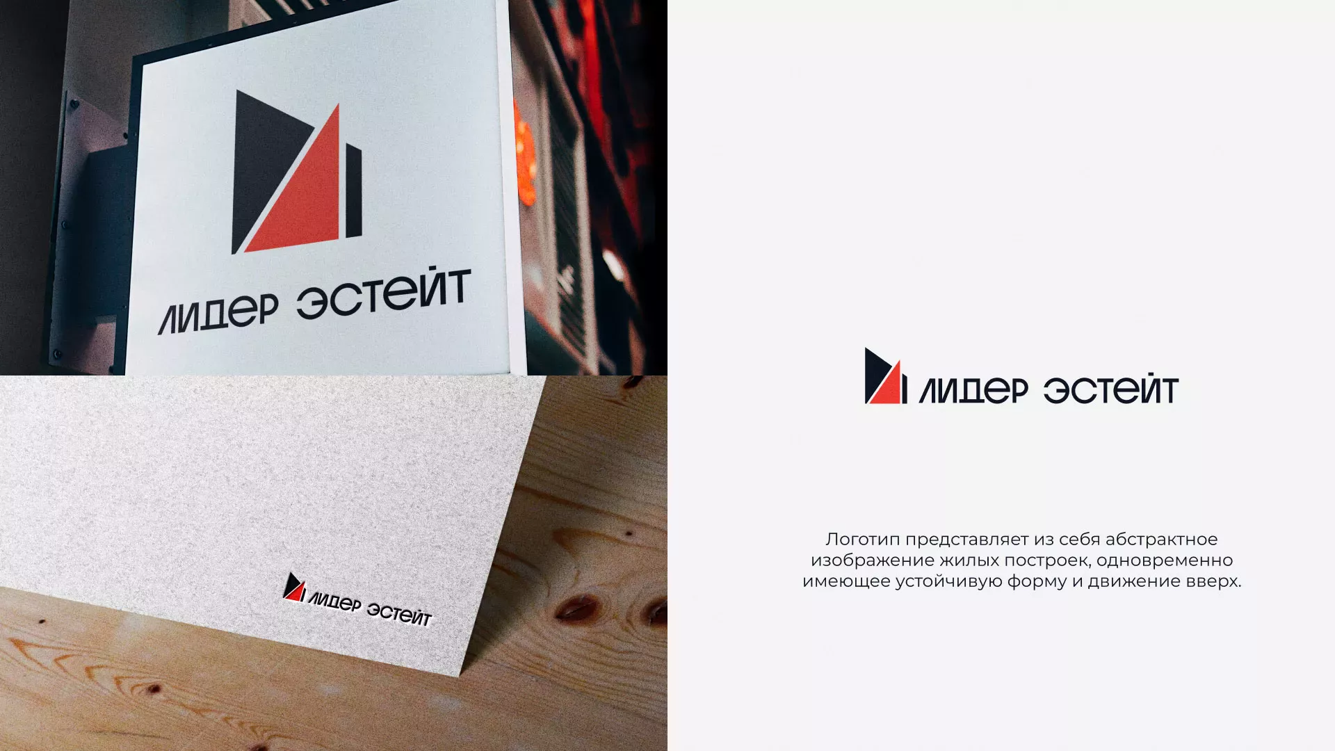 Сделали логотип для агентства недвижимости «Лидер Эстейт» в Сатке